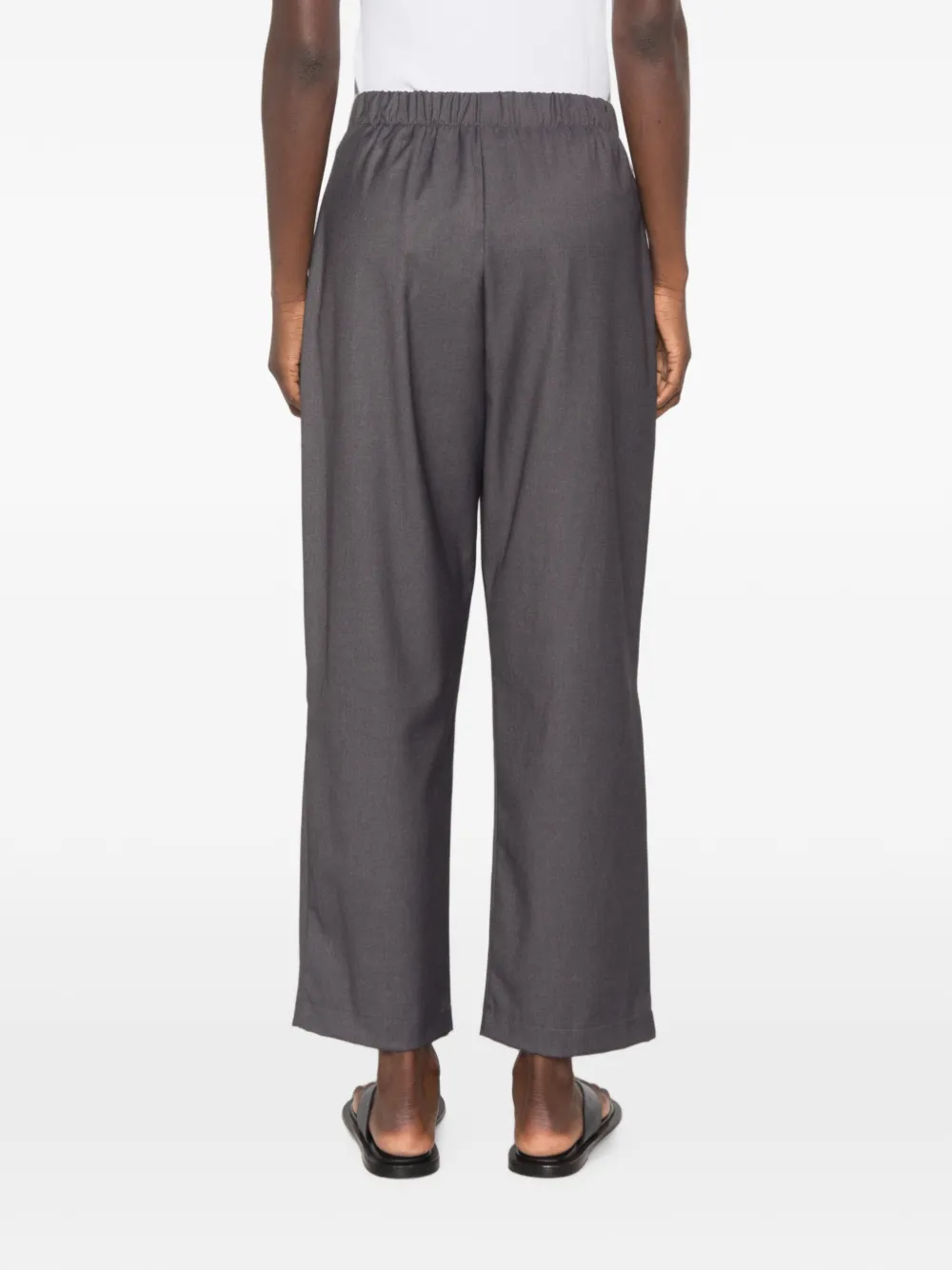 DIXIE Straight plooibroek Grijs