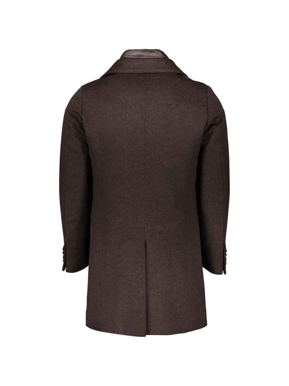 Moorer Harris-LE padded button-down coat Bruin