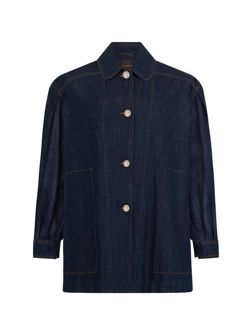 Moorer loose-fit denim jacket - Blau