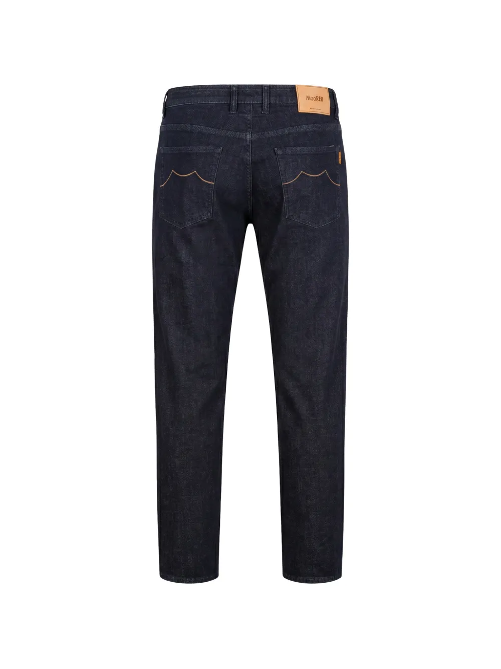 Moorer Straight jeans Blauw