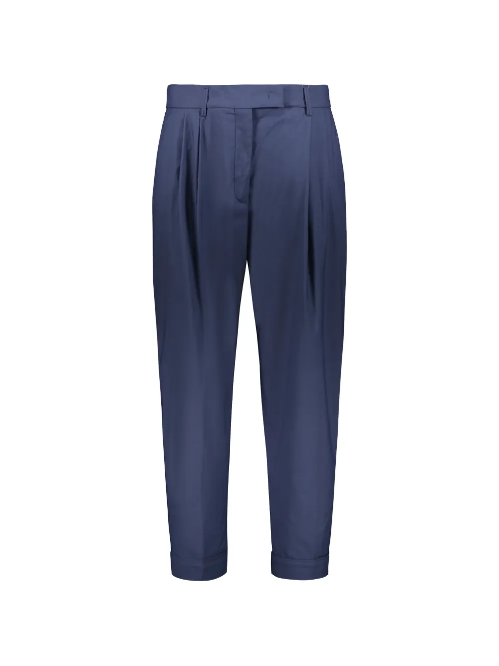 Moorer pleated turn-up trousers Blauw