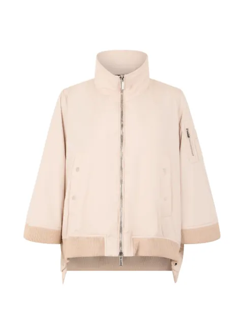 Moorer zip-up high-neck jacket