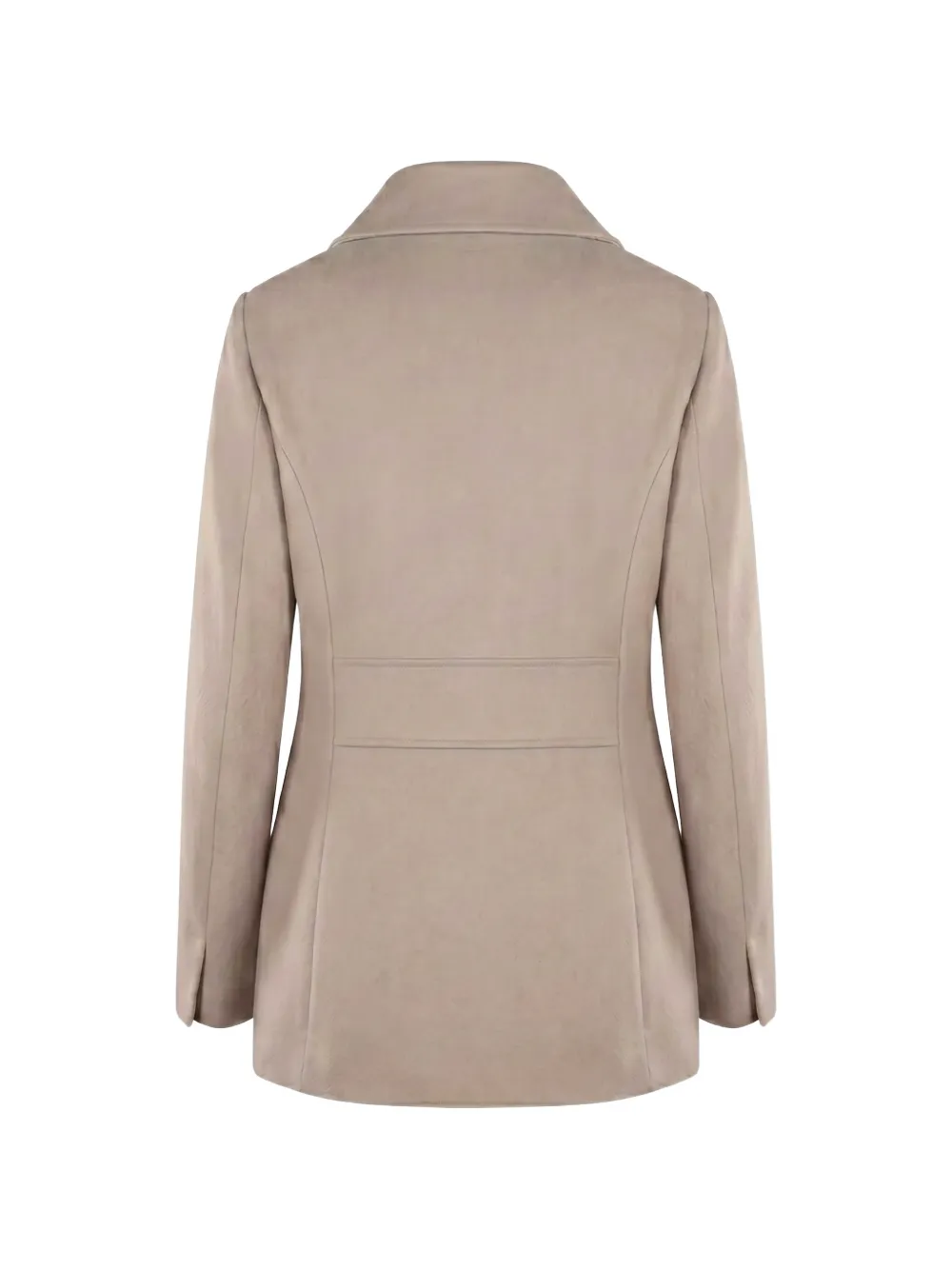 Moorer Jack met bodywarmer en afwerking van bont Beige