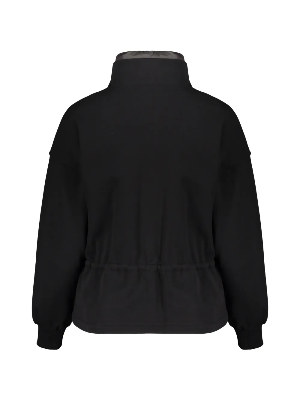 Moorer zip-up drawstring jacket Zwart