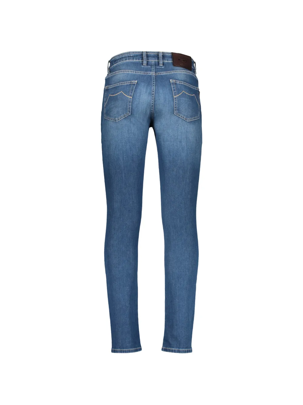 Moorer Jeans met vervaagd effect Blauw
