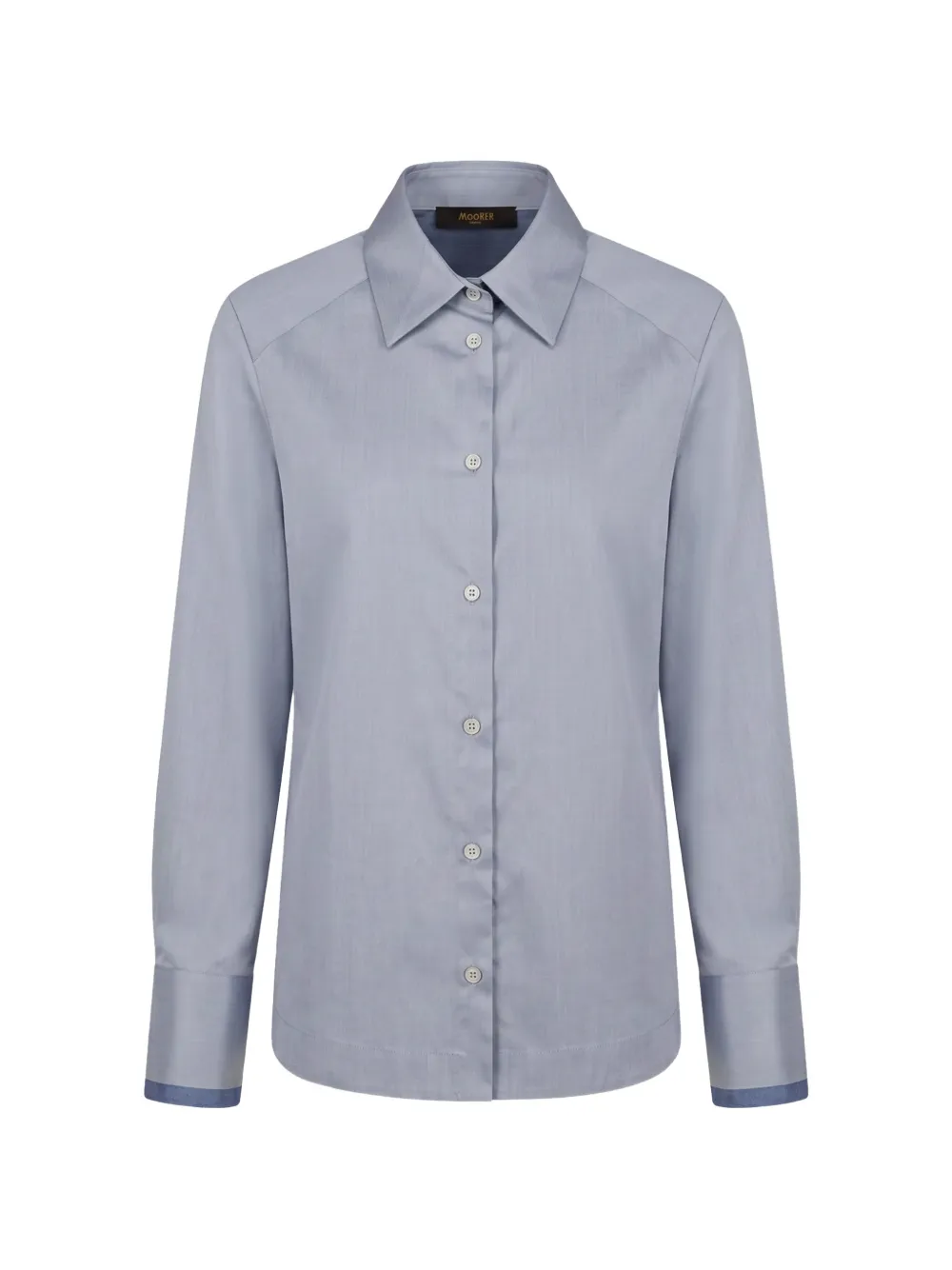 Moorer striped long-sleeve shirt - Blau