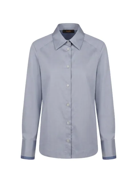 Moorer striped long-sleeve shirt