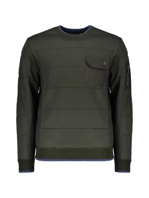 Moorer quilted long-sleeve sweater