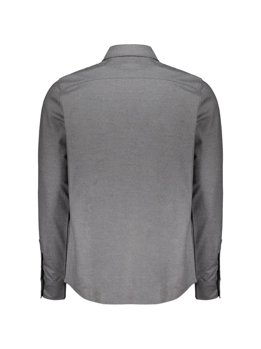 Moorer Button-up shirtjack met borstzak Grijs
