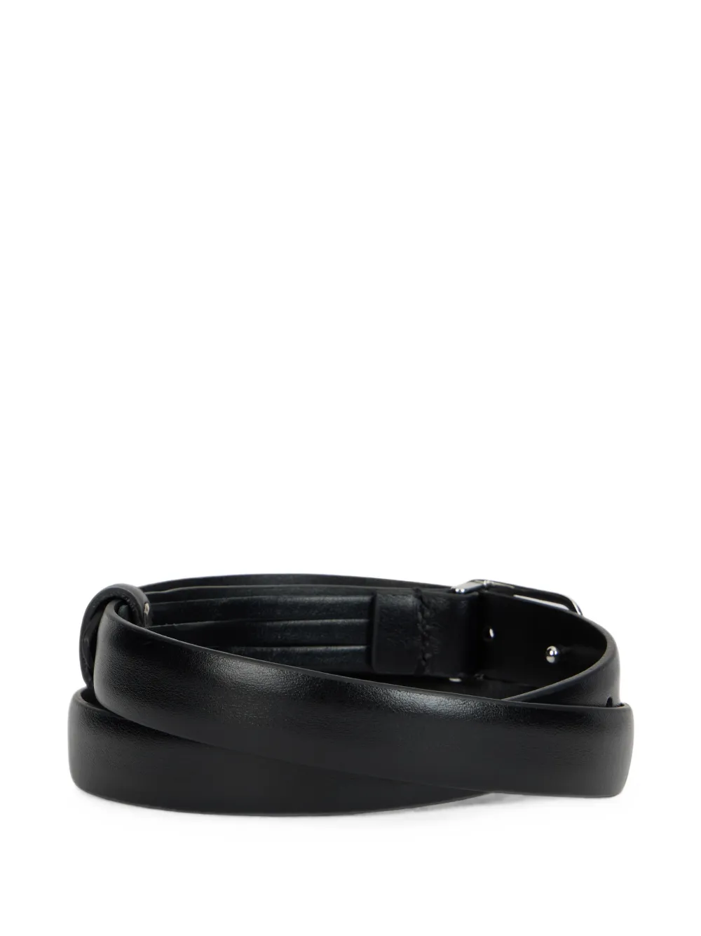 Alberta Ferretti Riem met logogesp Zwart