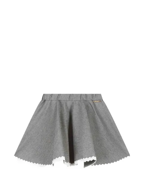 TWINSET Kids Gonna svasata con bordo a smerlo