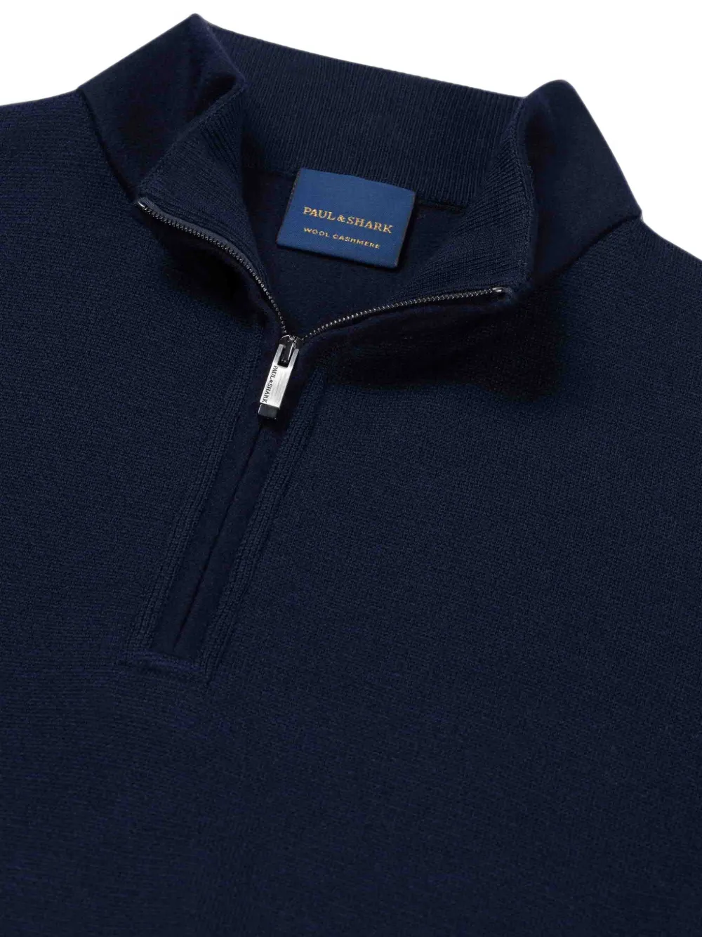 Paul & Shark Gebreide trui met kwartrits Blauw