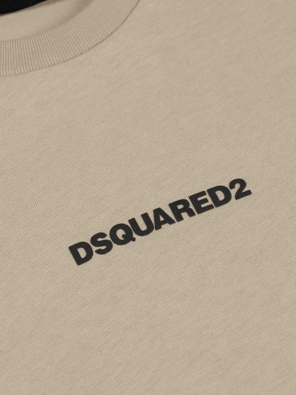 DSQUARED2 KIDS T-shirt met logoprint Beige