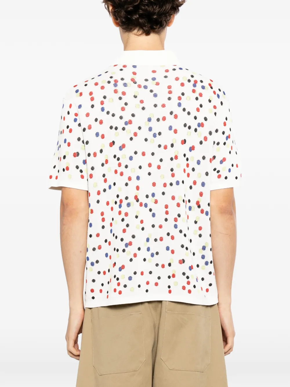 Jacquemus Poloshirt met stippen Wit