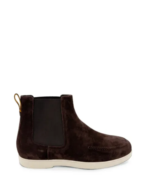 Moorer suede-finish slip-on Chelsea boots