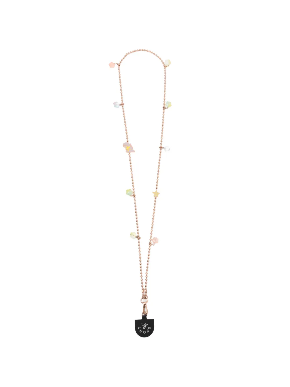 SPORT b. by agnès b. dino-motif beaded phone strap · One Size
