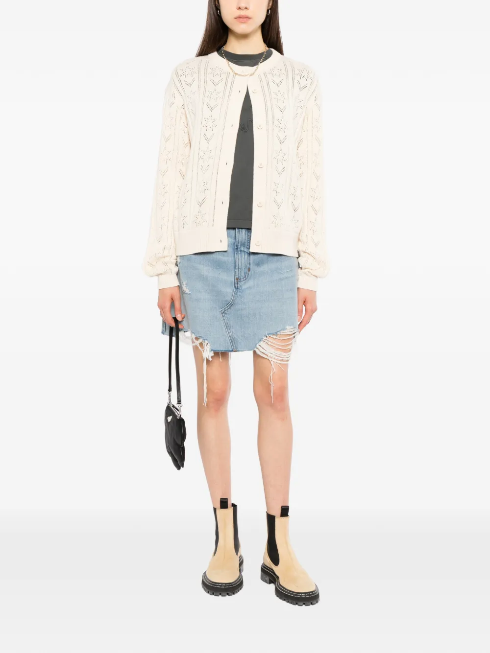 SPORT b. by agnès b. Vest met sterpatroon Beige