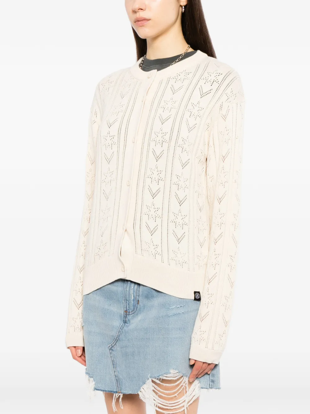 SPORT b. by agnès b. Vest met sterpatroon Beige