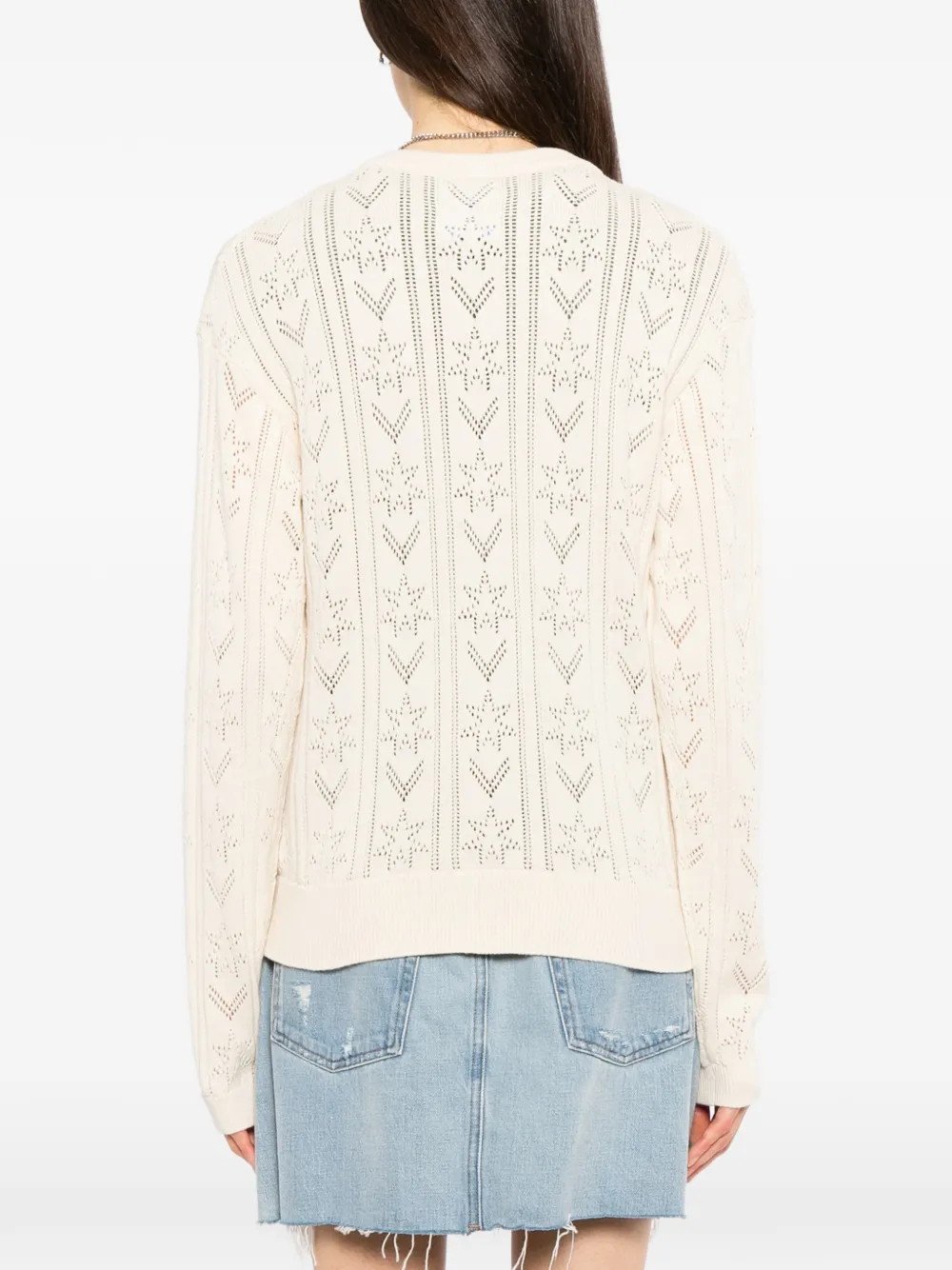 SPORT b. by agnès b. Vest met sterpatroon Beige