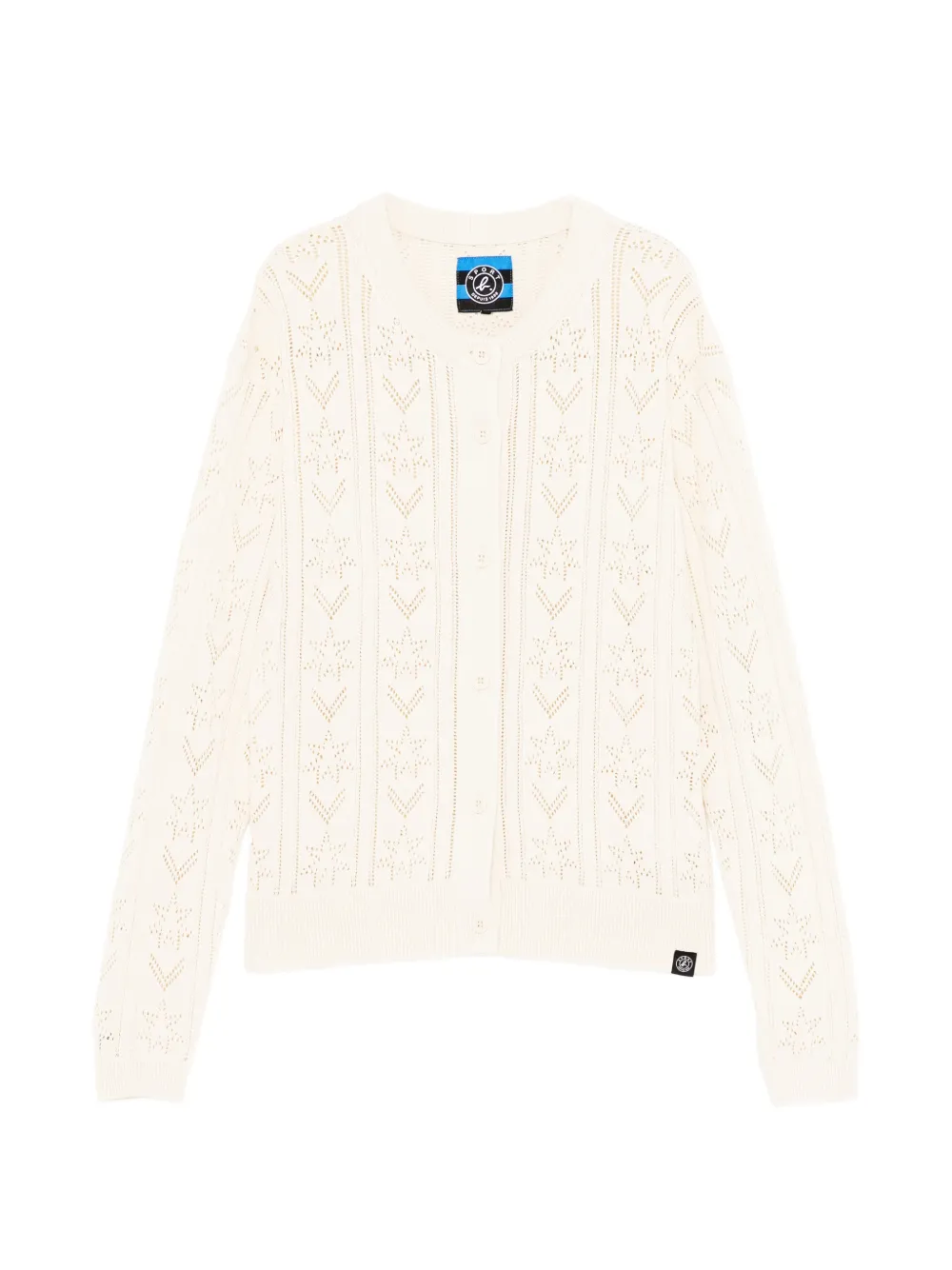 SPORT b. by agnès b. star-pattern cardigan - Neutrals