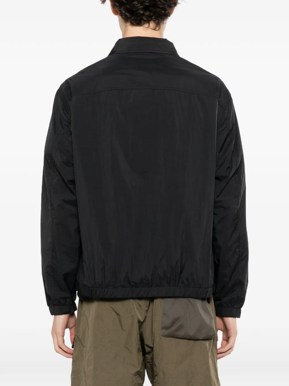 SPORT b. by agnès b. logo-embroidered jacket Blauw