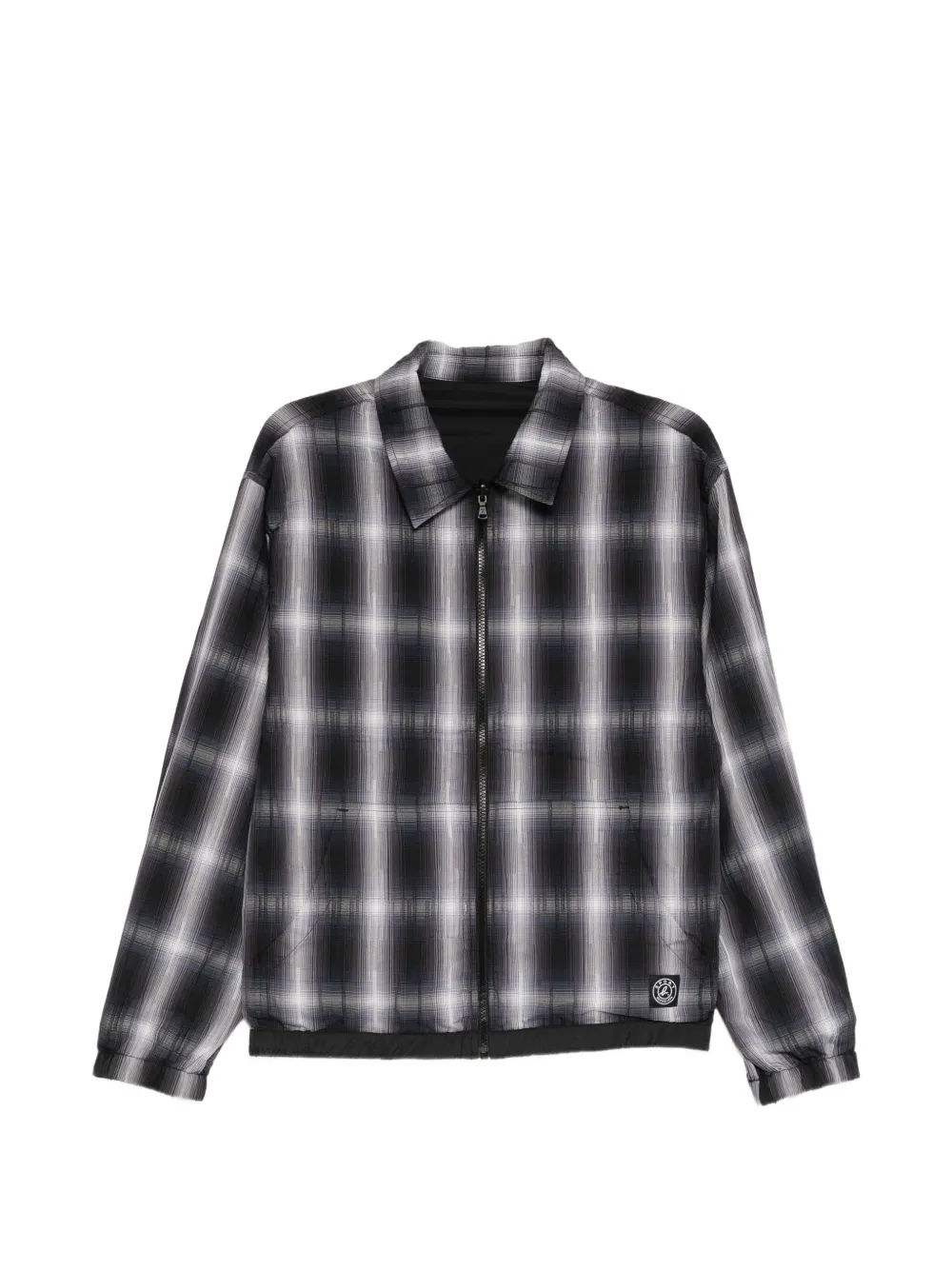 SPORT b. by agnès b. logo-embroidered jacket Blauw