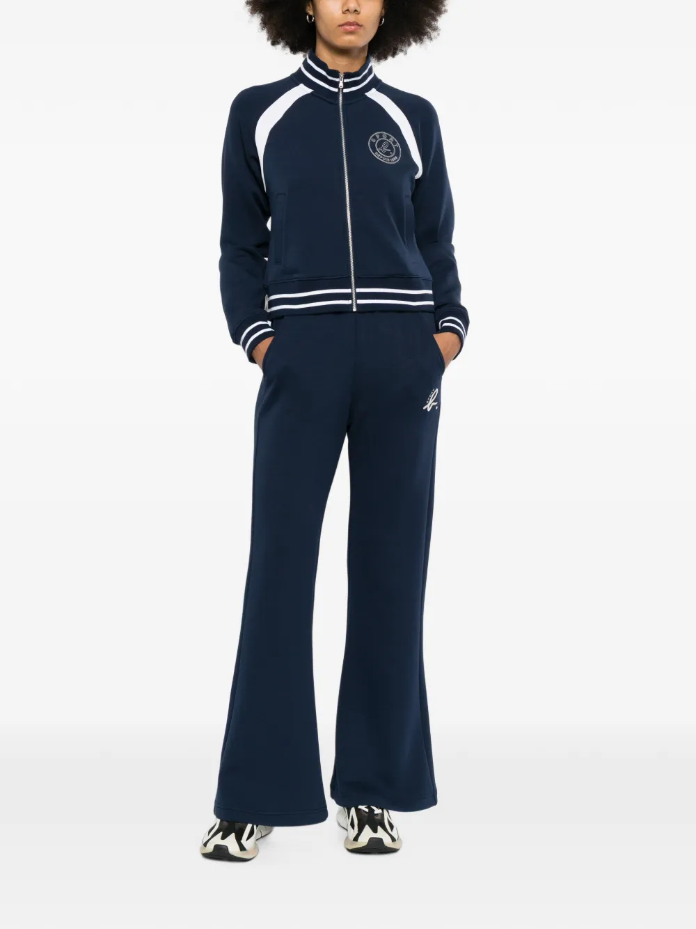 SPORT b. by agnès b. Jack met geborduurd logo Blauw