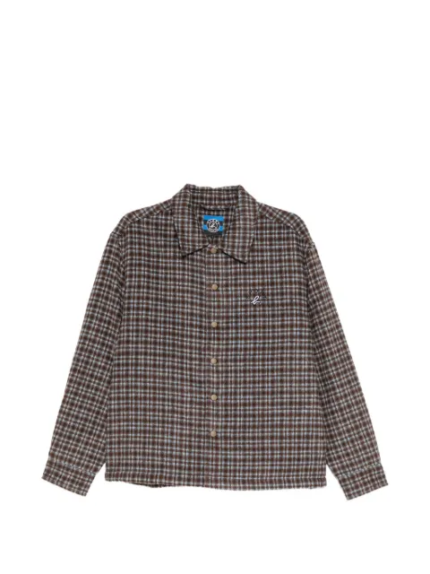 SPORT b. by agnès b.  check-pattern logo-embroidered jacket