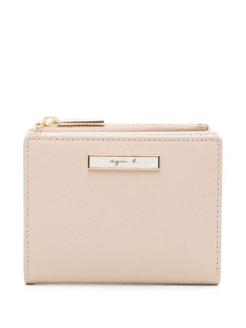 agnès b.  leather wallet