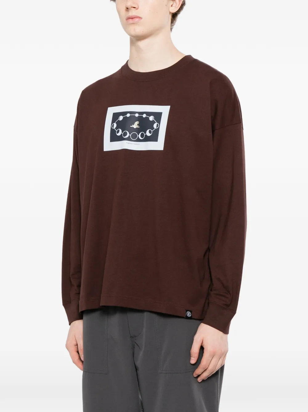 SPORT b. by agnès b. Eclipse Dino T-shirt Bruin