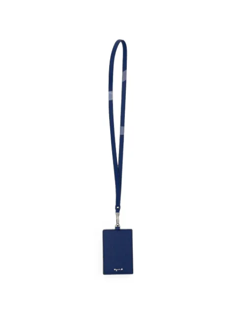 agnès b.  leather pass holder