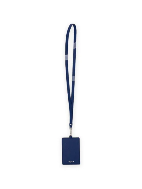 agnès b.  leather pass holder