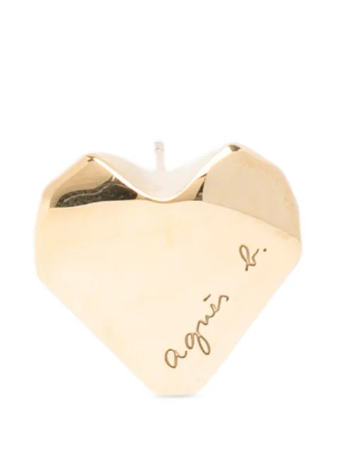 agnès b.  Inflating Love stud necklace