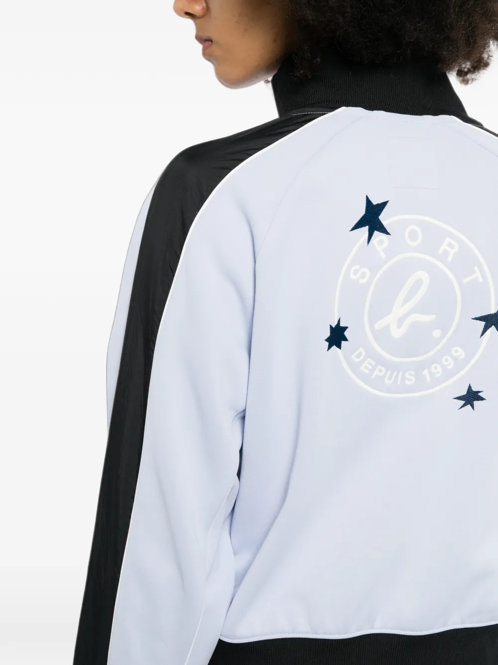 SPORT b. by agnès b. Jack met geborduurd logo Blauw
