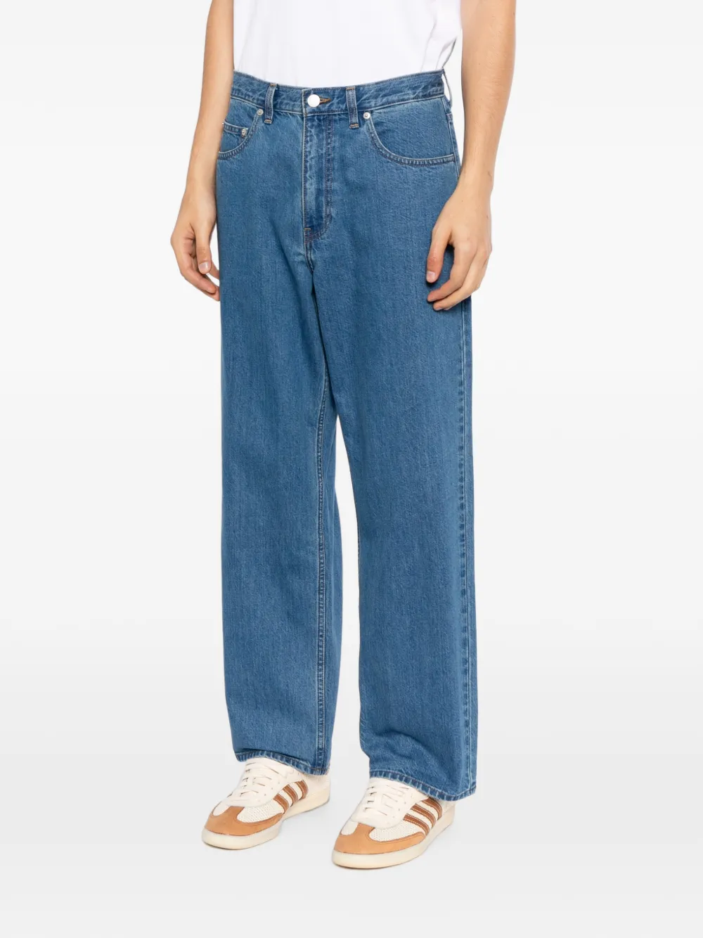 SPORT b. by agnès b. Jeans met geborduurd logo Blauw