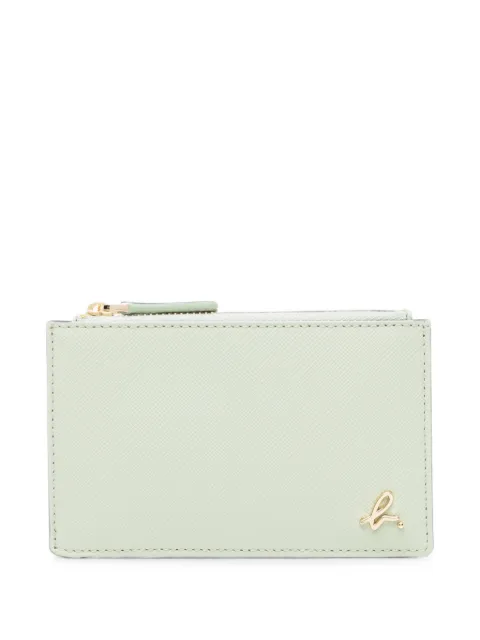 agnès b. leather fragment card holder