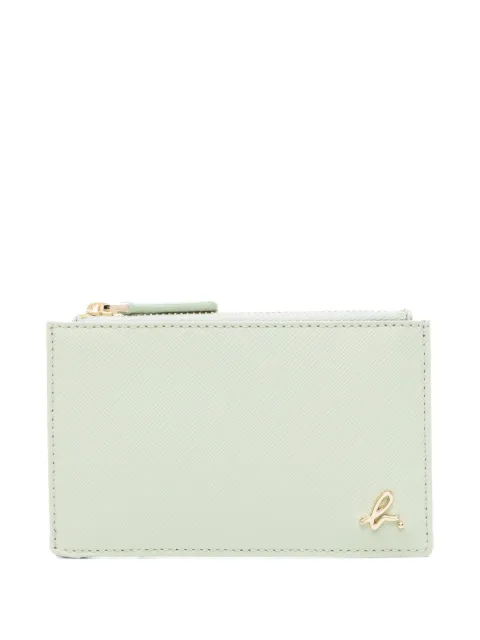 agnès b.  leather fragment card holder