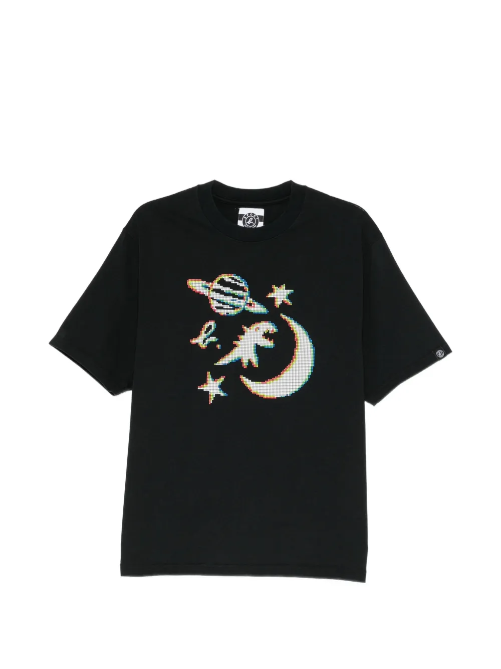 SPORT b. by agnès b. Pixel Galaxy graphic-print T-shirt