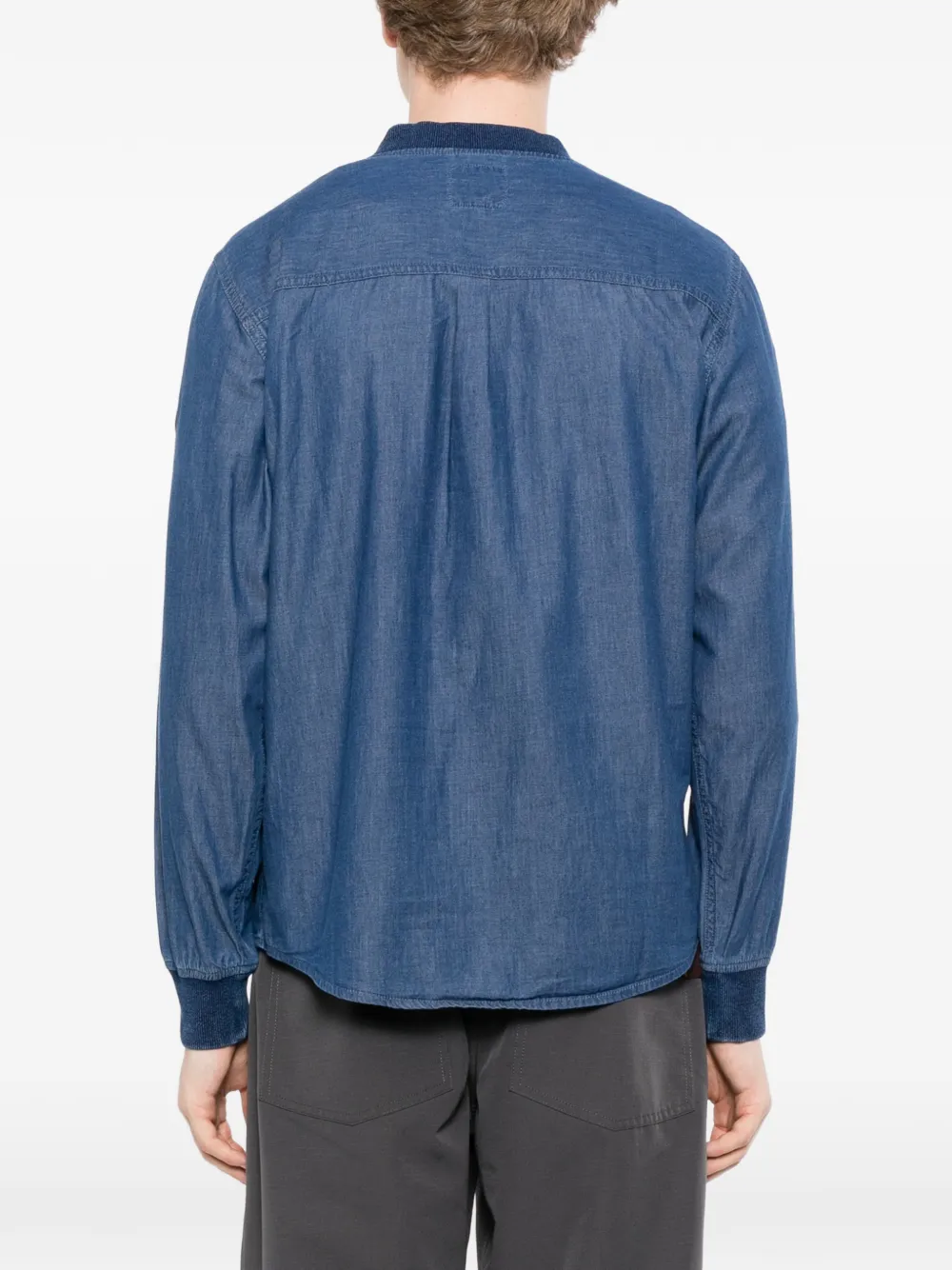 SPORT b. by agnès b. Homme shirtjack met zak Blauw