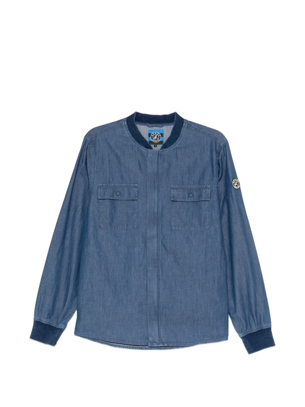 SPORT b. by agnès b. Homme pocket shirt jacket - Blau