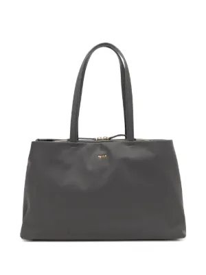 [未使用級]agnes b. トートバッグ　ナイロン　ブラック　A4 756 Agnès b. logo-plaque Zipped Tote | Black | FARFETCH