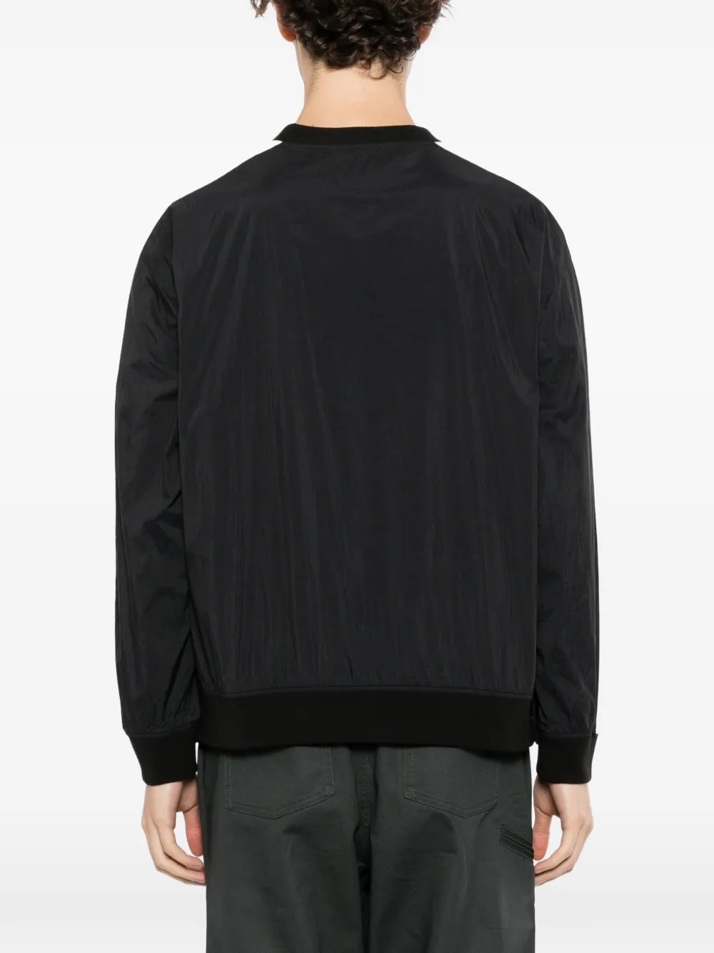 SPORT b. by agnès b. logo-embroidery pullover Zwart