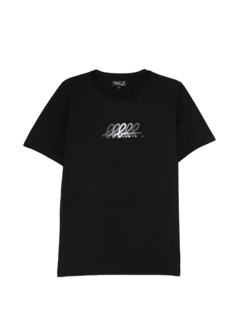 agnès b. camiseta con logo estampado