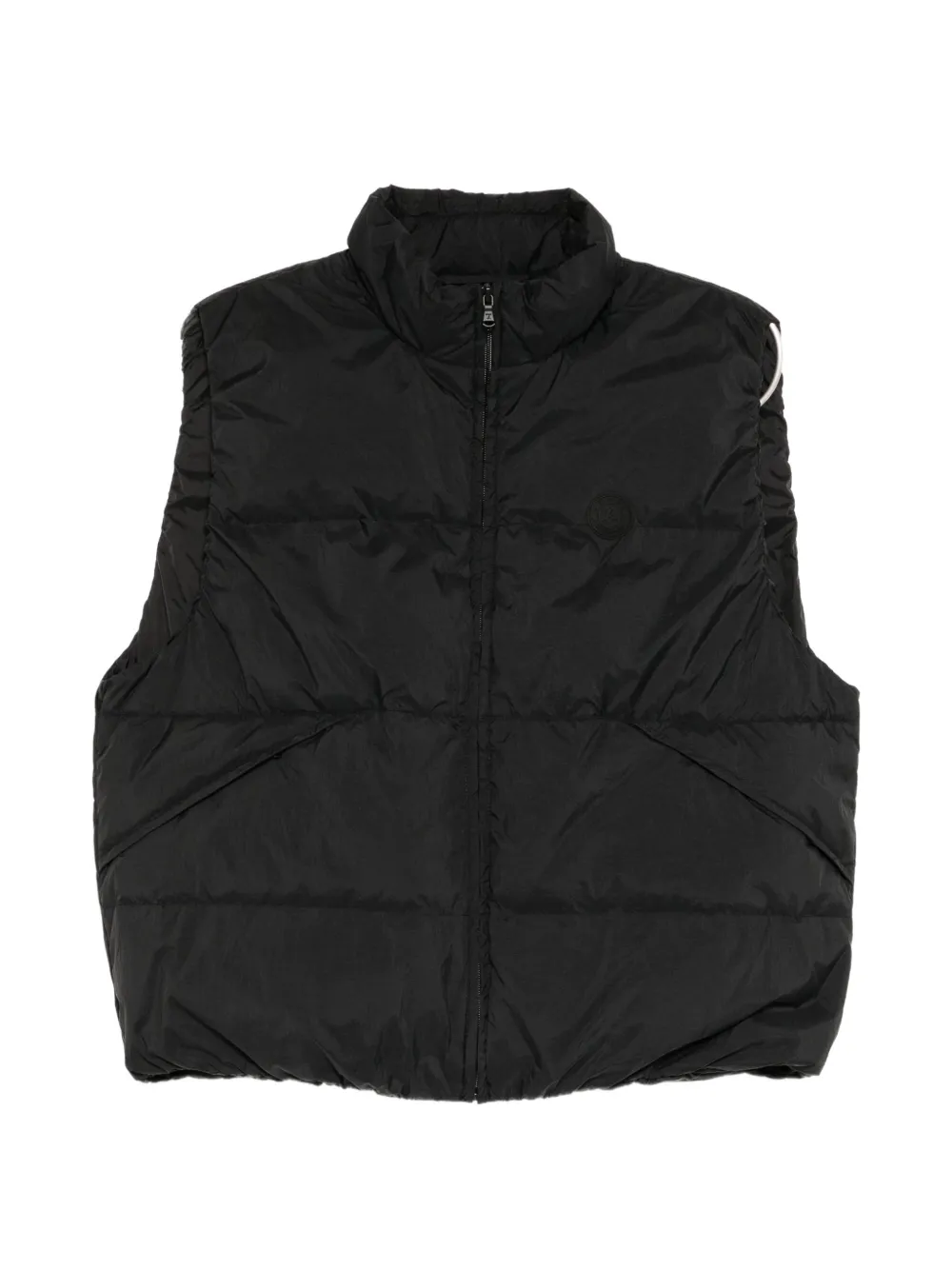 SPORT b. by agnès b. quilted padded gilet Zwart