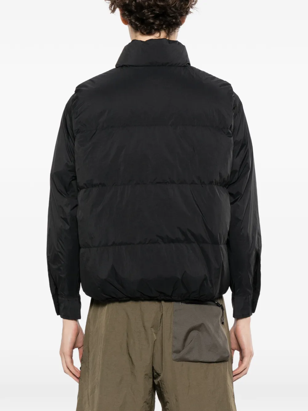 SPORT b. by agnès b. quilted padded gilet Zwart