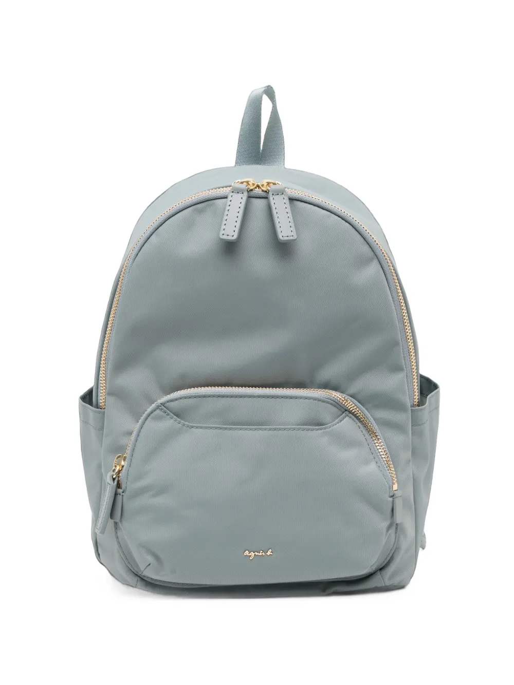 agnès b. logo-plaque backpack