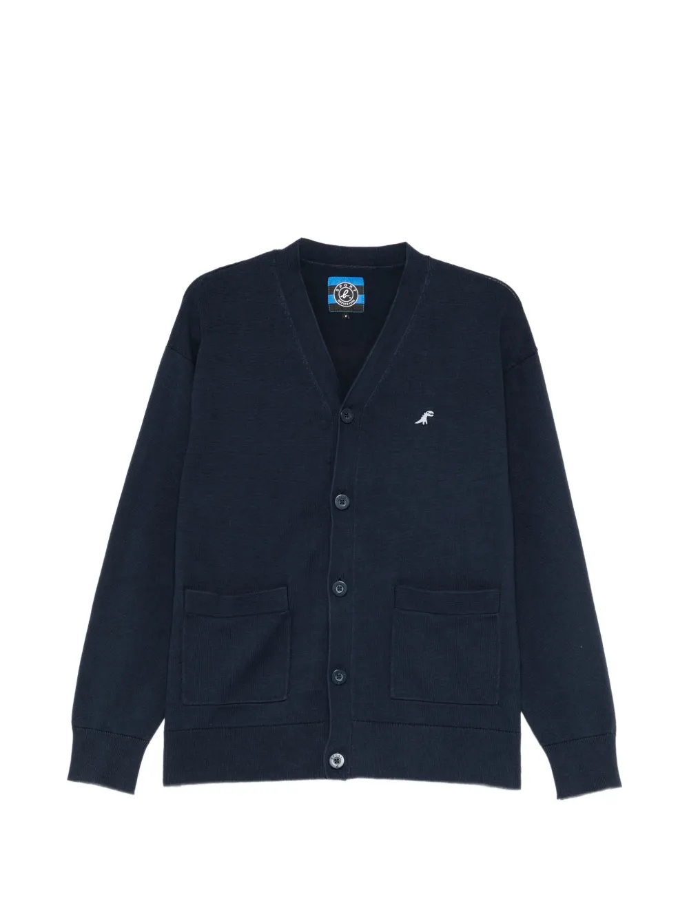 SPORT b. by agnès b. Dino-embroidered cardigan