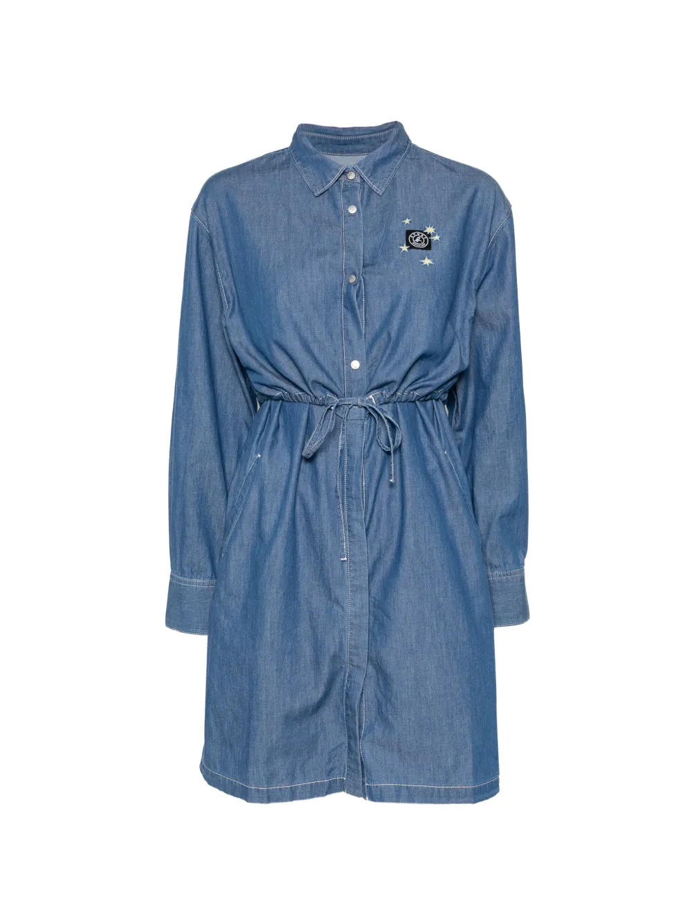 SPORT b. by agnès b. logo-patch shirt dress