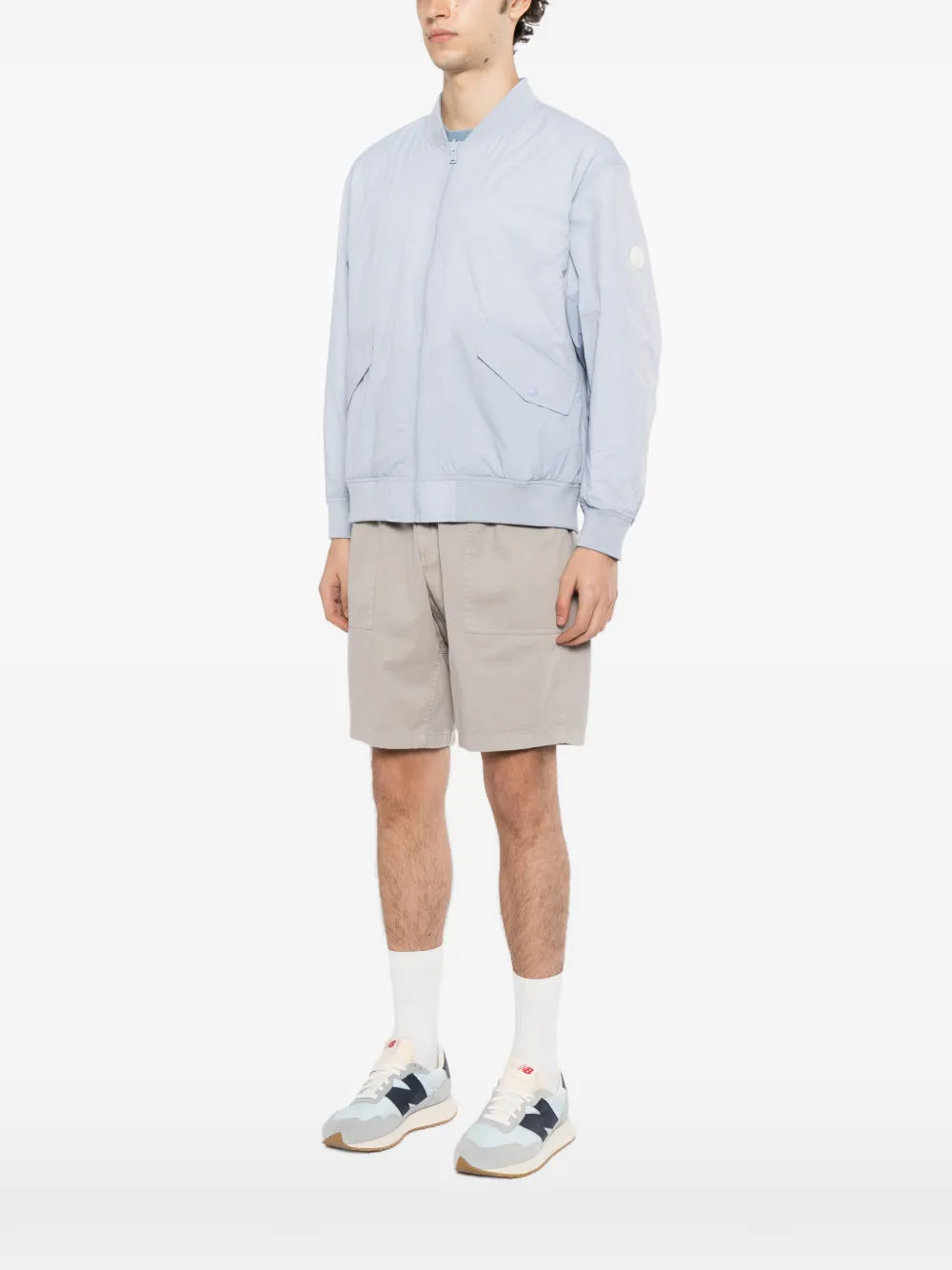 SPORT b. by agnès b. reversible bomber jacket Blauw