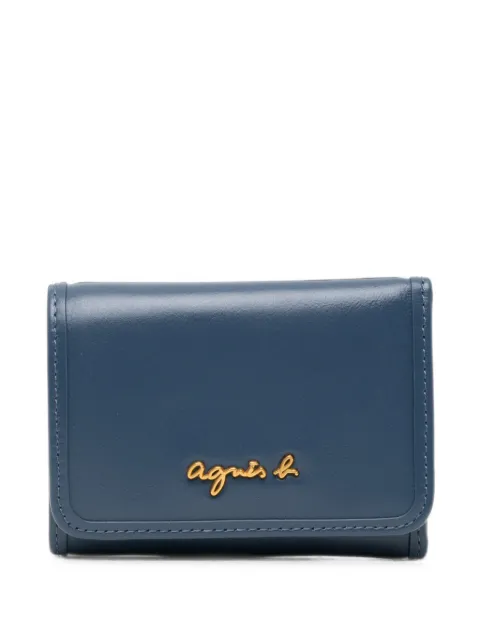 agnès b.  Nathalie tri-fold wallet